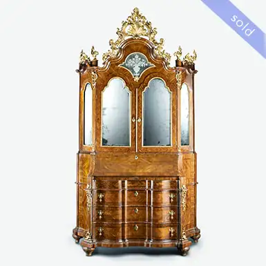 BUREAU CABINET (TRUMEAU). VENICE, CIRCA MID-18TH CENTURY