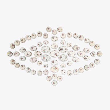 68 PIATTI. ANTONIO FERRETTI. LODI, 1770-1780 CIRCA