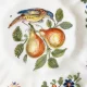 particolare frutta e uccello, piccoli piatti, Coppellotti